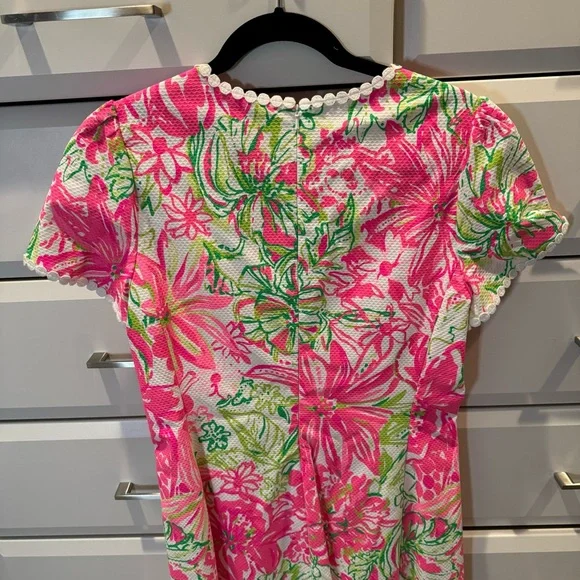 Lilly Pulitzer Pink and Green Dress - Picture 8 of 9
